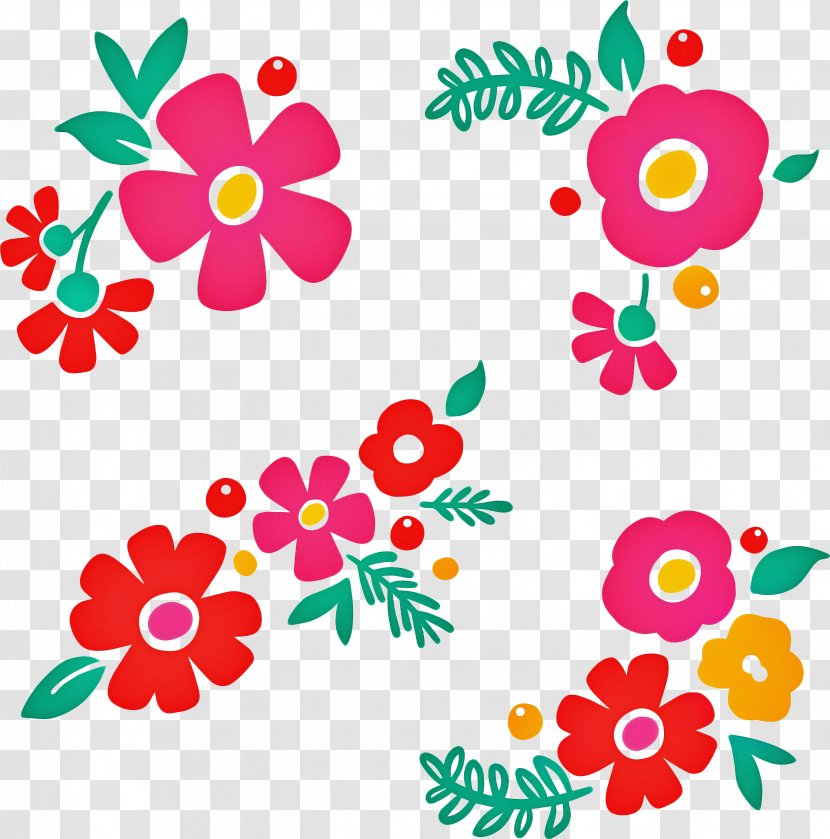 Floral Flower Background - Svg - Wildflower Sticker Transparent PNG