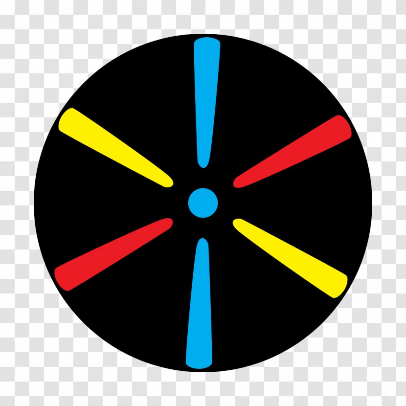 Yellow Clock Circle Electric Blue Wall - Symbol - Logo Transparent PNG