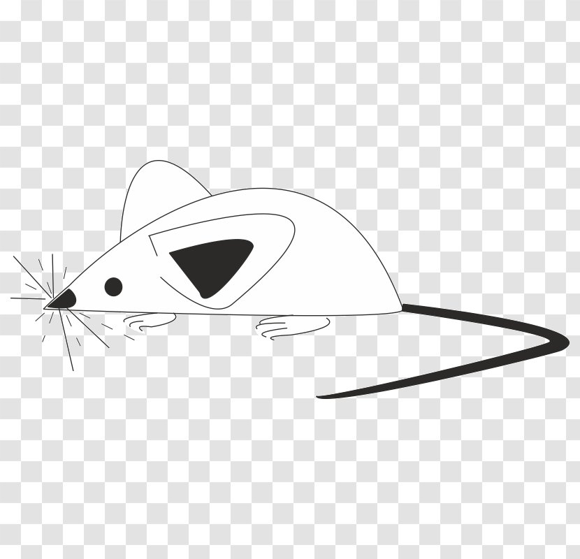 Rat Clip Art Black & White - Pest - M Cartoon Line ArtRat Transparent PNG