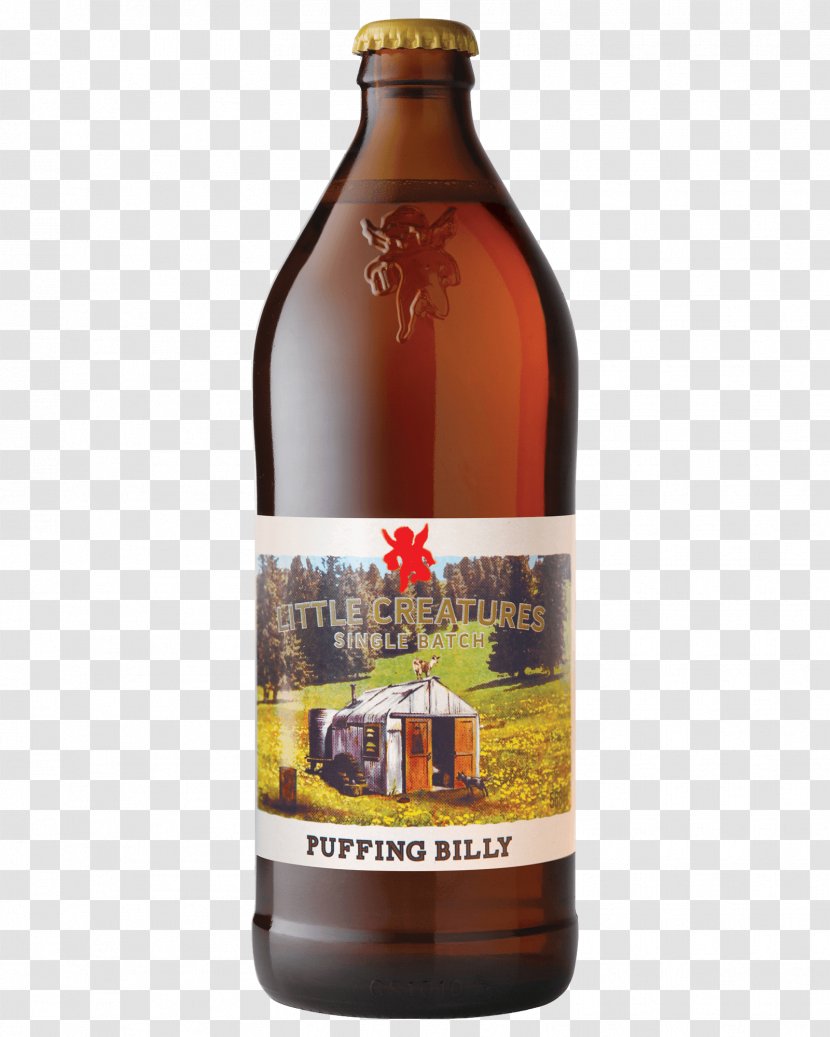 Ale Beer Bottle Little Creatures Brewery Puffing Billy Railway - Dm Single Transparent PNG