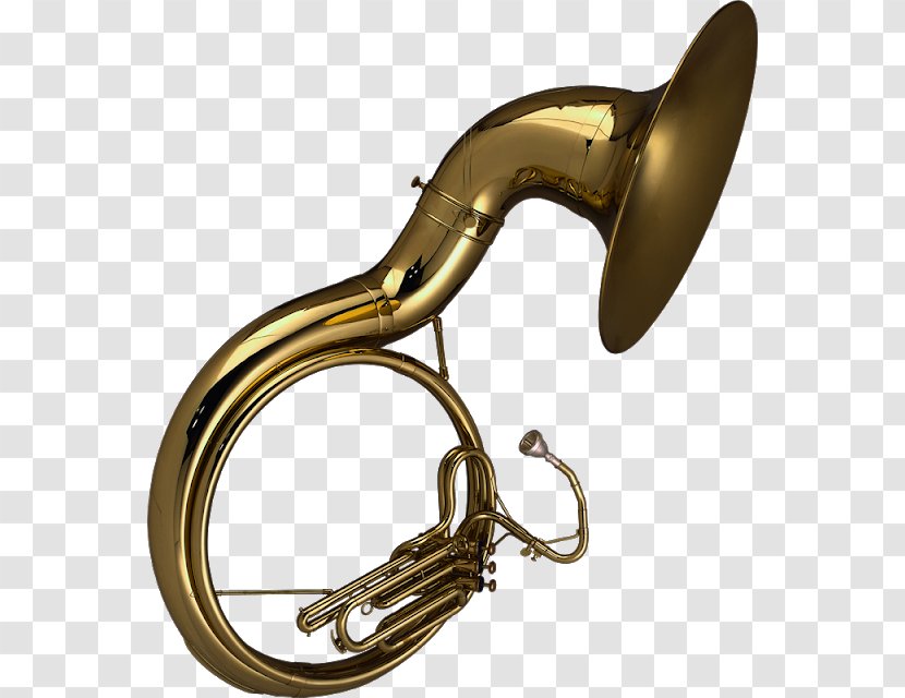 Brass Instruments Tuba Wind Instrument Musical Trumpet - Heart Transparent PNG