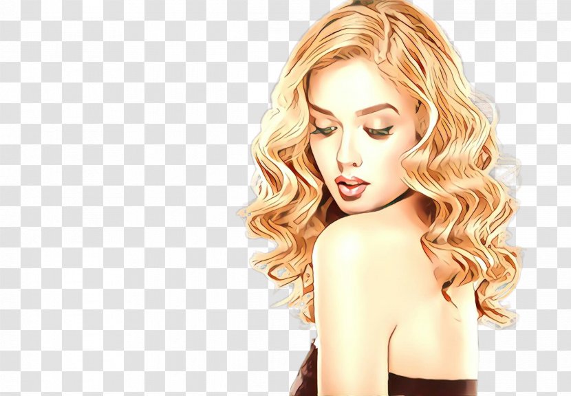 Hair Blond Face Hairstyle Beauty - Coloring Eyebrow Transparent PNG