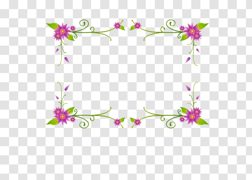 Pattern - Floral Design - Purple Lace Transparent PNG