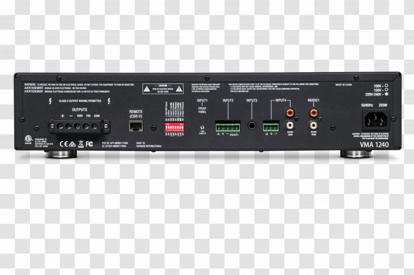 Amplifier JBL Amplificador Electronics Audio Mixers - Electronic Device - Stereo Wall Transparent PNG