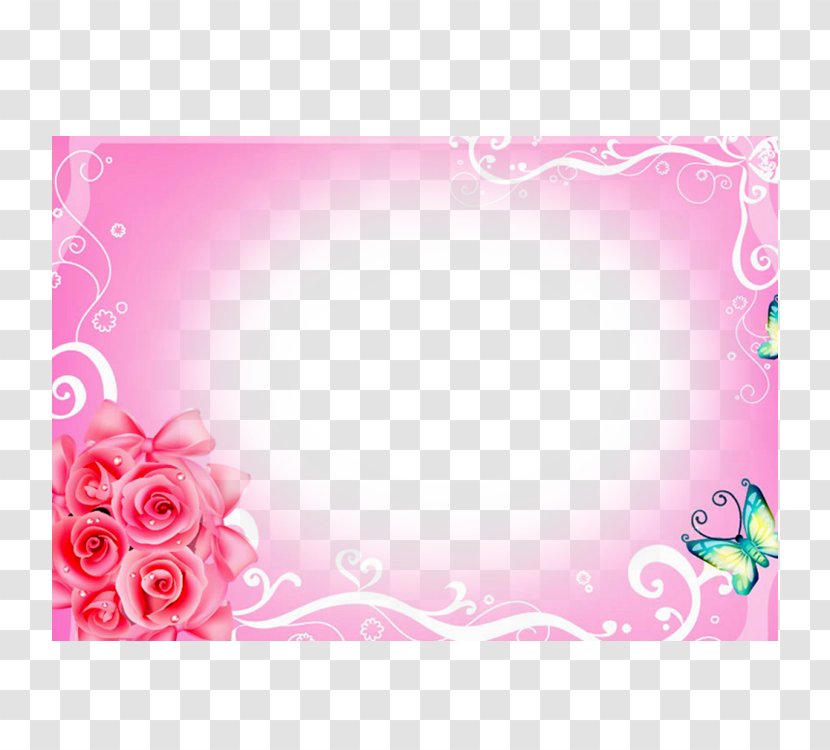 Beach Rose Picture Frame Download - Document File Format - Pink Transparent PNG