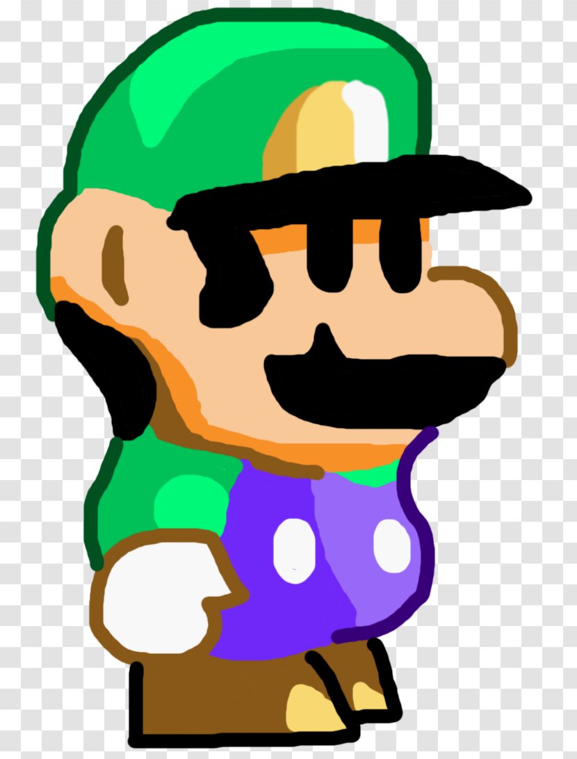 Fan Art Luigi Drawing Super Mario World - Bros Jump Transparent PNG