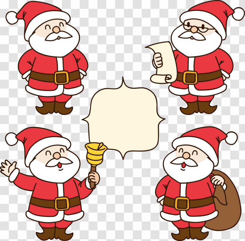 Santa Claus Christmas Ornament Clip Art - Creativity - Border Transparent PNG