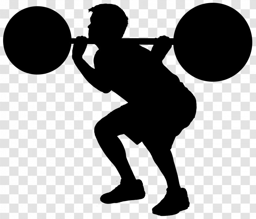 Squat Physical Exercise Training CrossFit Barbell - Crossfit Transparent PNG