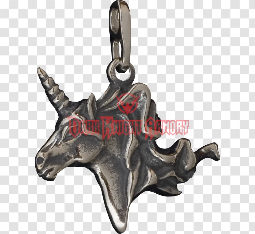 Horse Silver Metal Charms & Pendants Mammal - Unicorn Head Transparent PNG