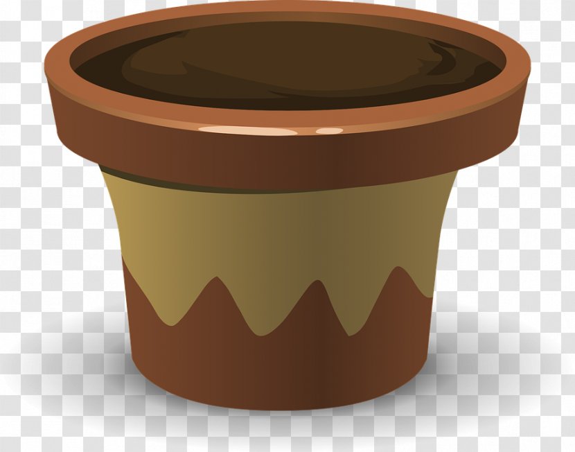 Flowerpot Potting Soil Crock Clip Art - Cup - Bonsai Transparent PNG