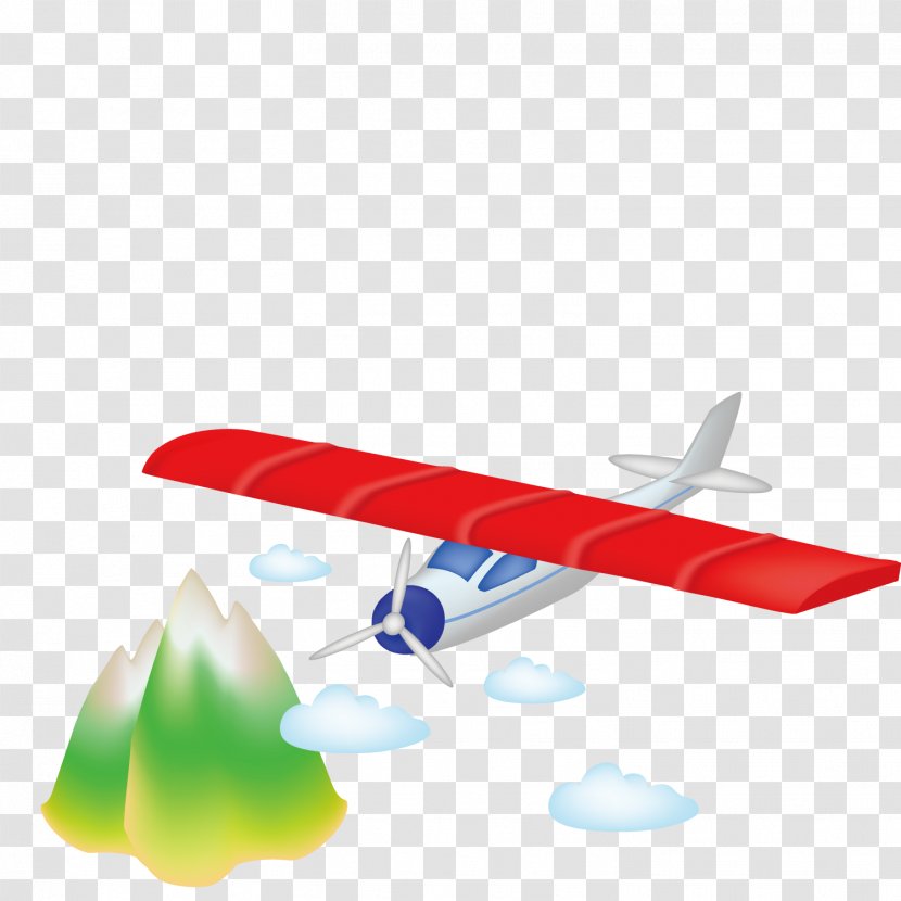Text Red Illustration - Hit The Plane On Mountain Transparent PNG