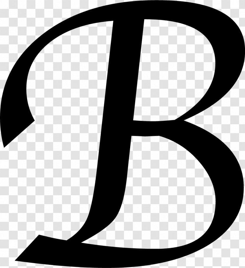 Letter B Initial Monogram Clip Art - Artwork Transparent PNG