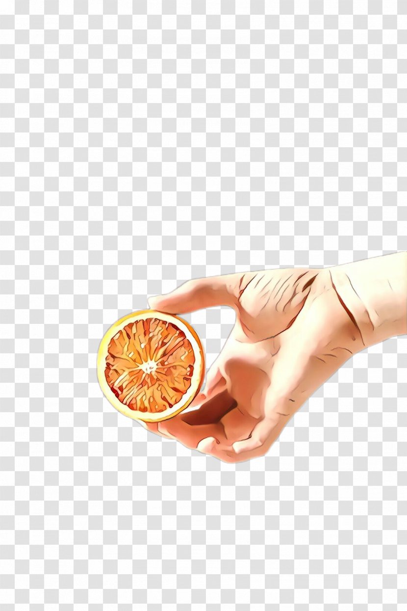 Orange - Hand Leg Transparent PNG