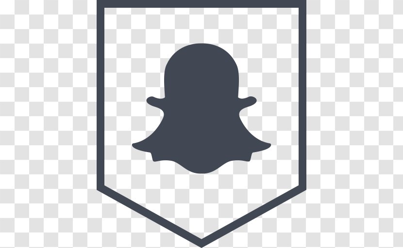 Social Media Snapchat Desktop Wallpaper - Silhouette Transparent PNG