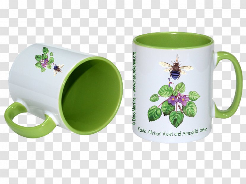 Coffee Cup Mug Green Ceramic Handle Transparent PNG