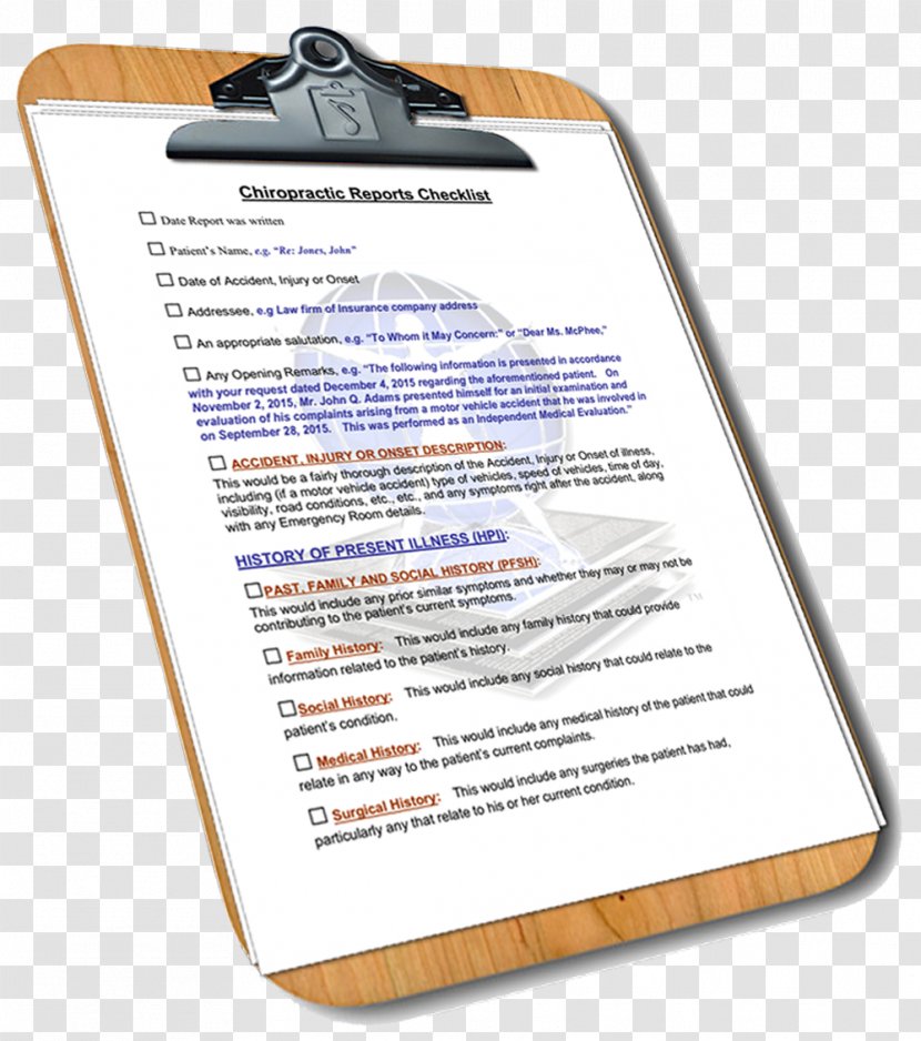 The Accident Report: Brush Up On Your Writing Skills Writer SOAP Note - Report - Checklist Transparent PNG