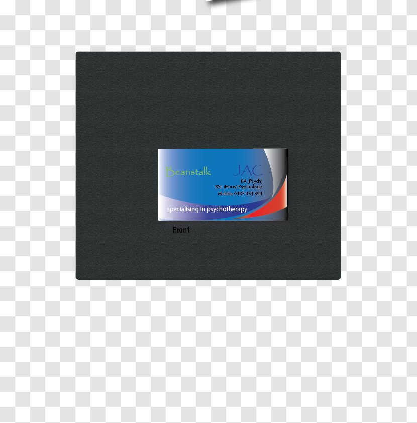 Brand Multimedia Rectangle - Business Card Design Transparent PNG