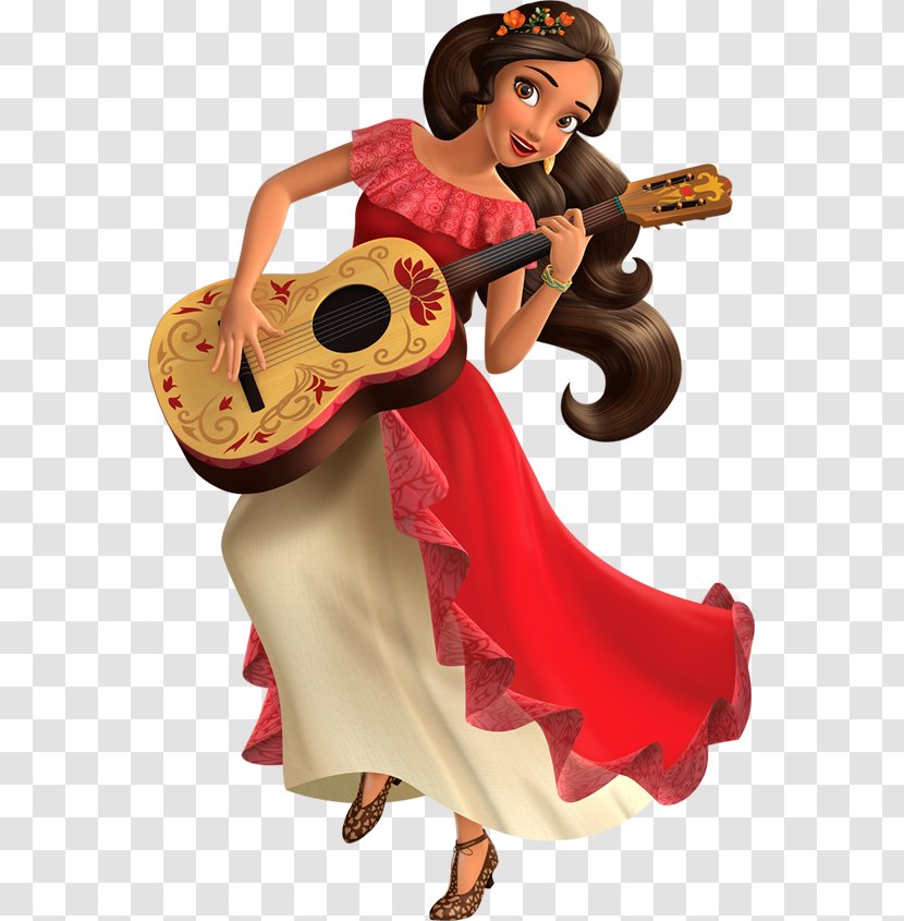 Elena Of Avalor Guitar Disney Princess The Walt Company Princesas - Frame Transparent PNG