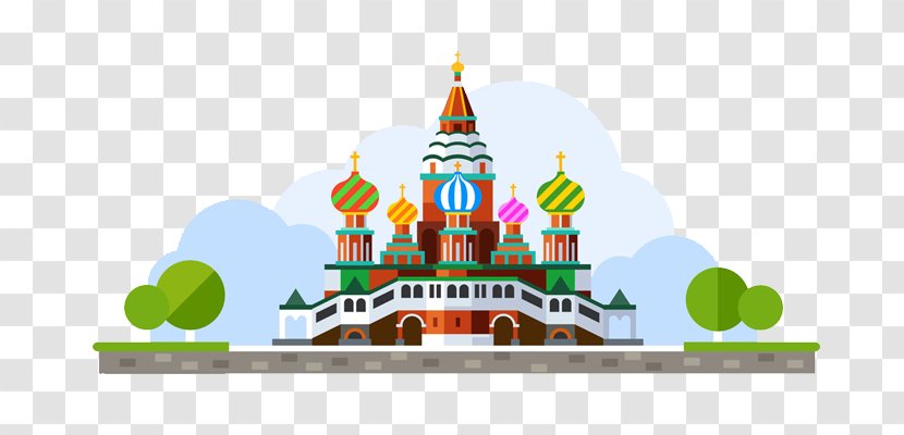 Saint Basils Cathedral Moscow Stock Illustration - Cartoon Transparent PNG