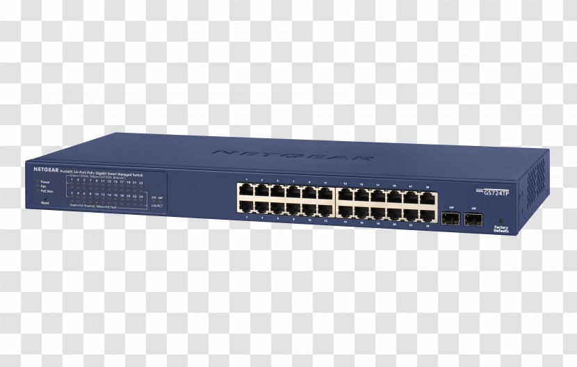 Network Switch Netgear Router Ethernet Hub Gigabit - Ports Transparent PNG