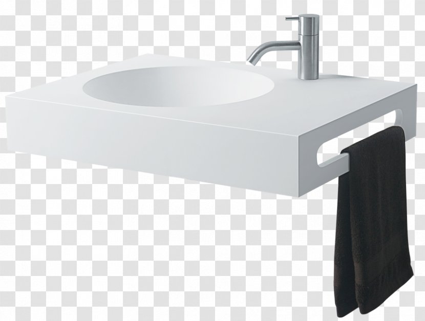 Solid Surface Sink Industrial Design Bathroom Tap - Project Transparent PNG