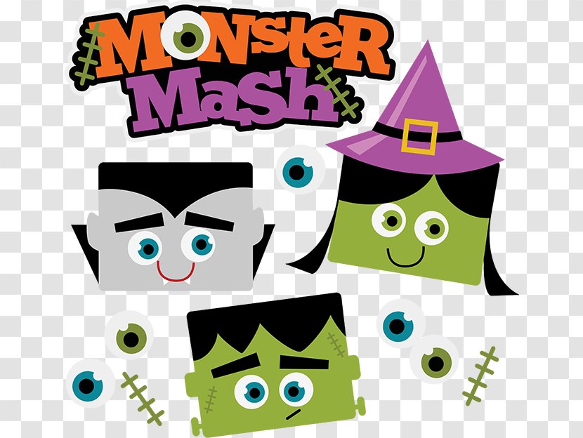 Monster Mash Party Clip Art Transparent PNG