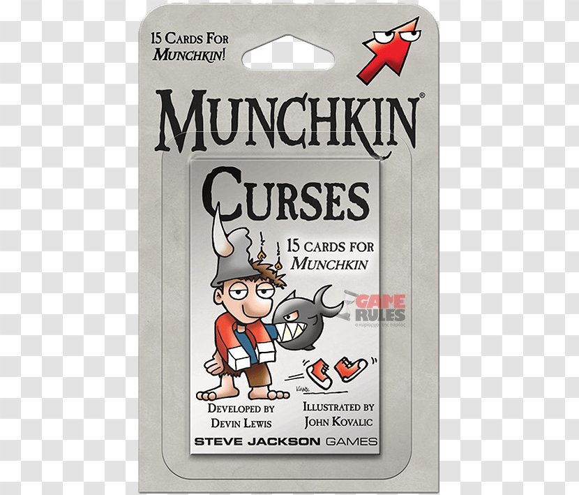 Munchkin Collectible Card Game Curse - Games Transparent PNG