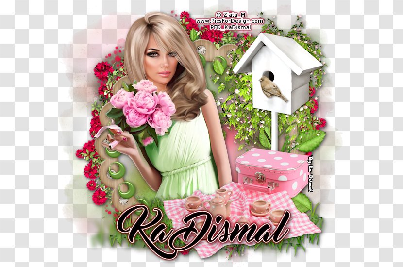 Floral Design Pink M Doll - Wish Upon A Star Frames Transparent PNG