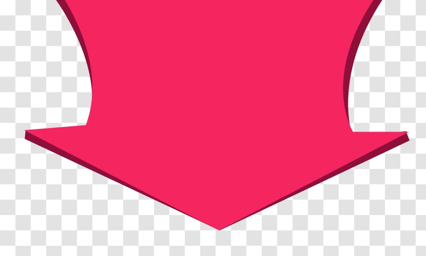 Red Pattern - Pink - Down Arrow Transparent PNG