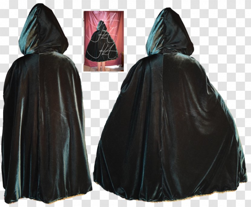 Hood Cape Cloak Outerwear Jacket - Fashion Transparent PNG