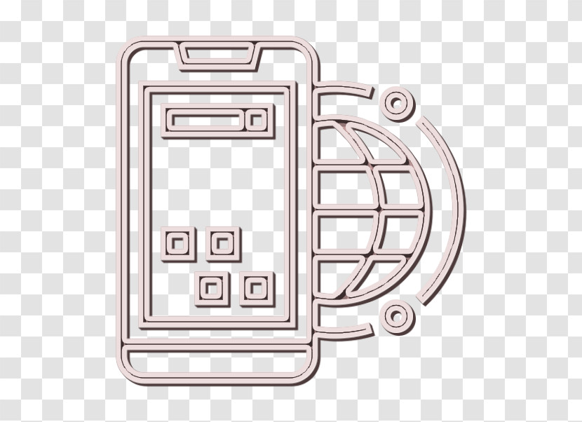 Programming Icon Earth Grid Icon Smartphone Icon Transparent PNG