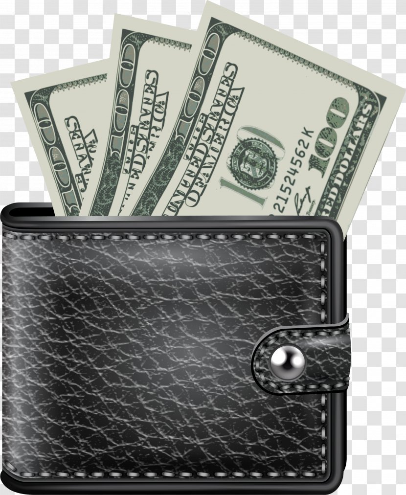 Wallet Money Clip Art - With Image Transparent PNG