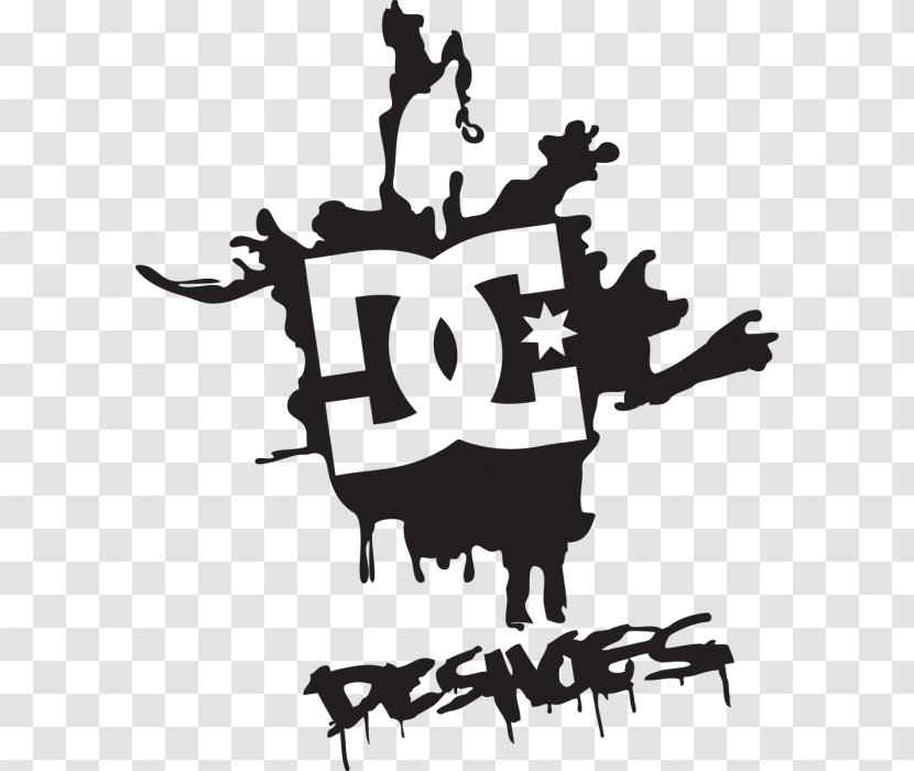 Sticker DC Shoes Decal Logo Vector Graphics - Shoe - Clothing Transparent PNG