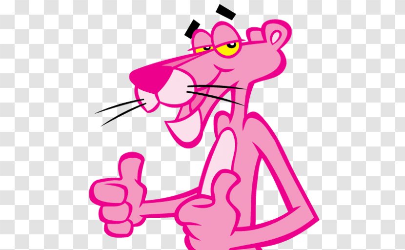 The Pink Panther Theme Inspector Clouseau Panthers Cartoon - Silhouette Transparent PNG