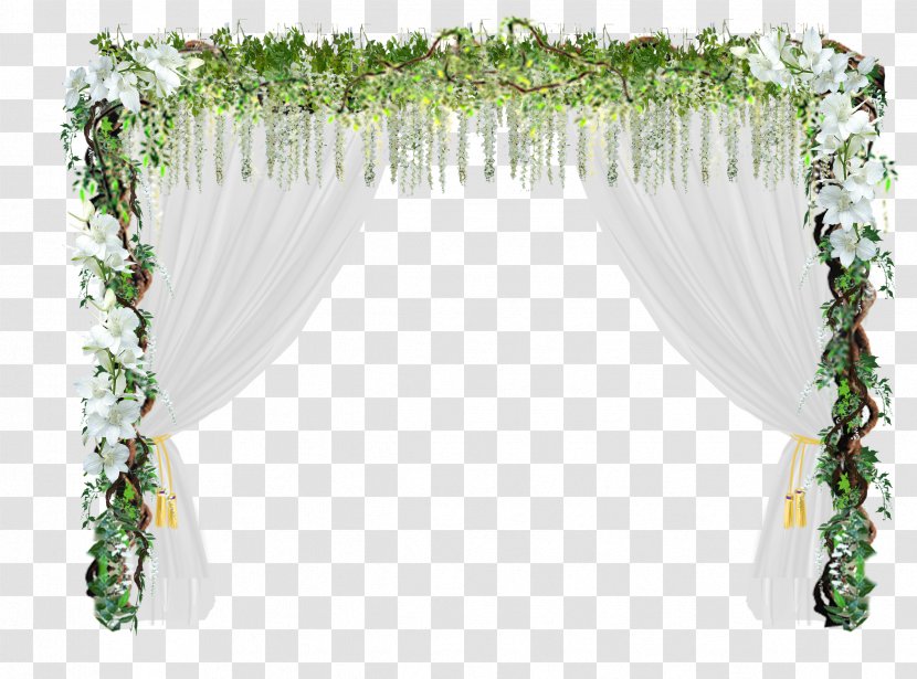 Flower Door Wedding Arch - Arranging - Romantic Love Transparent PNG