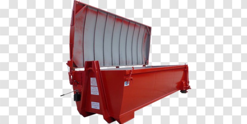 Hydraulic Hooklift Hoist Skip Intermodal Container Roll-on/roll-off Machinery - Hydraulics - Waste Containment Transparent PNG