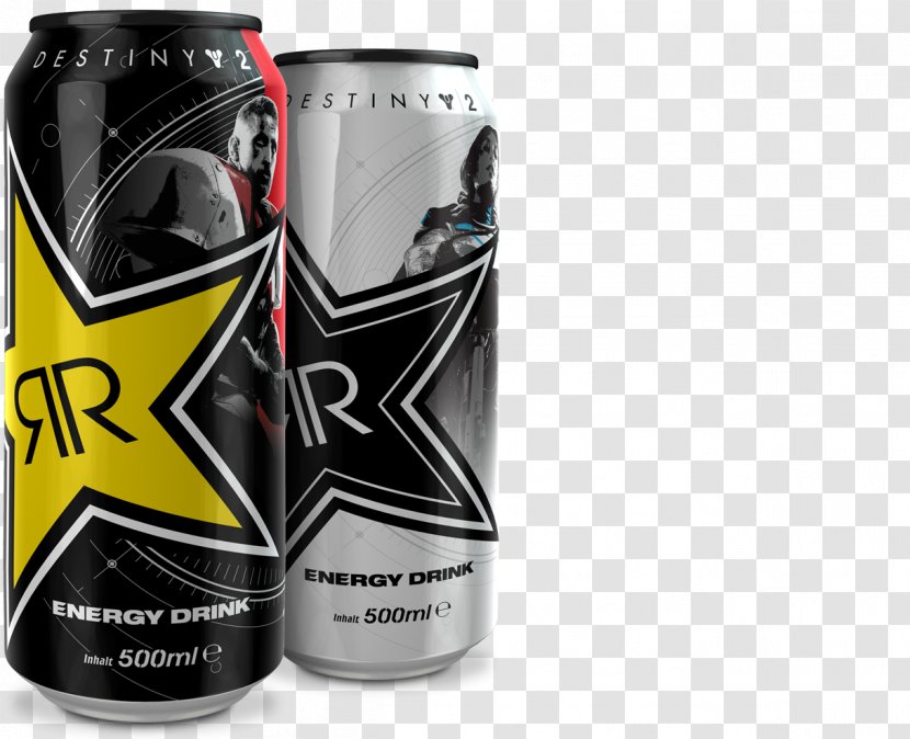 Energy Drink Destiny 2 Monster Rockstar Tin Can Transparent PNG