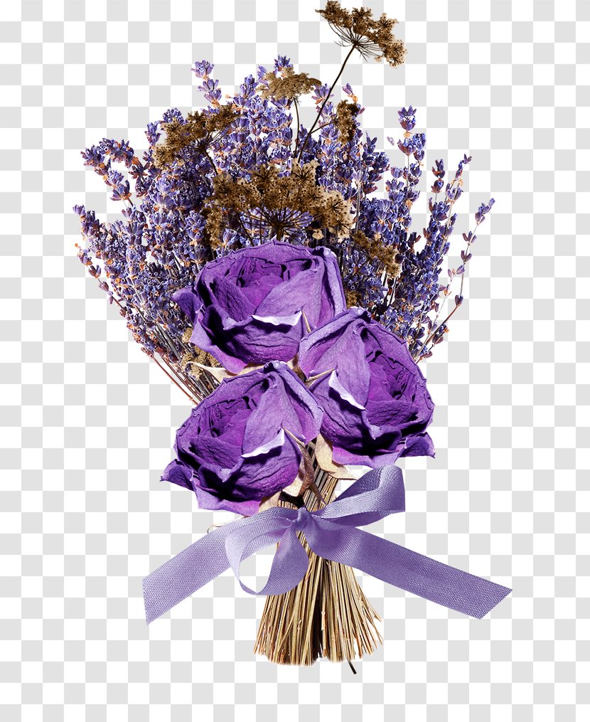 Floral Design English Lavender Flower Purple - Arranging Transparent PNG