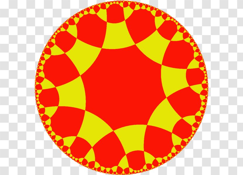 Symmetry Hyperbolic Geometry Tetrahexagonal Tiling Uniform Tilings In Plane - Space Transparent PNG