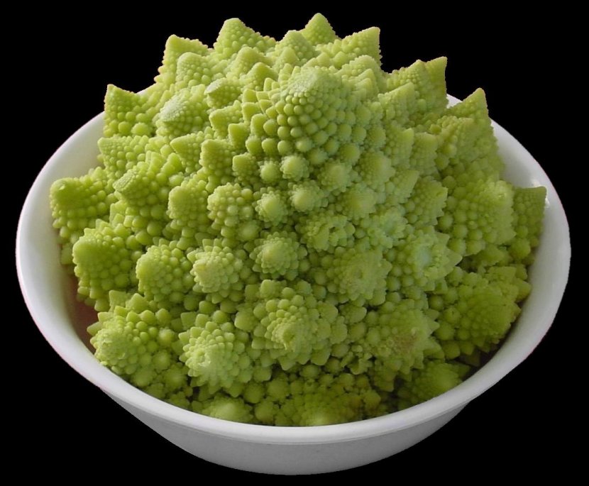 Fractal Patterns In Nature Mathematics Geometry - Shape - Cauliflower Transparent PNG