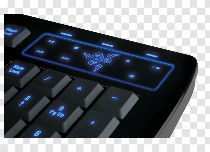 Computer Keyboard Gaming Keypad USB Razer Inc. Software - Usb - High-end Label Transparent PNG