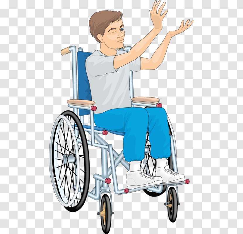 Motorized Wheelchair Sitting - Spinal Cord Injury - The Man In A Transparent PNG