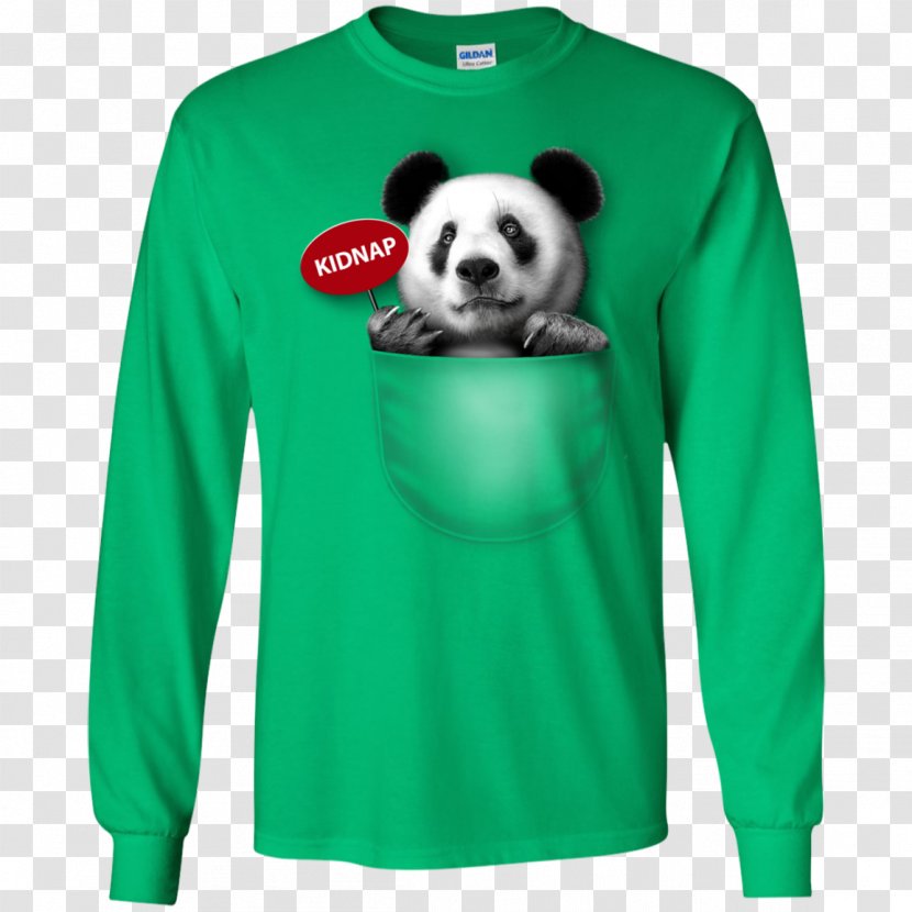 Long-sleeved T-shirt Hoodie - Green Transparent PNG