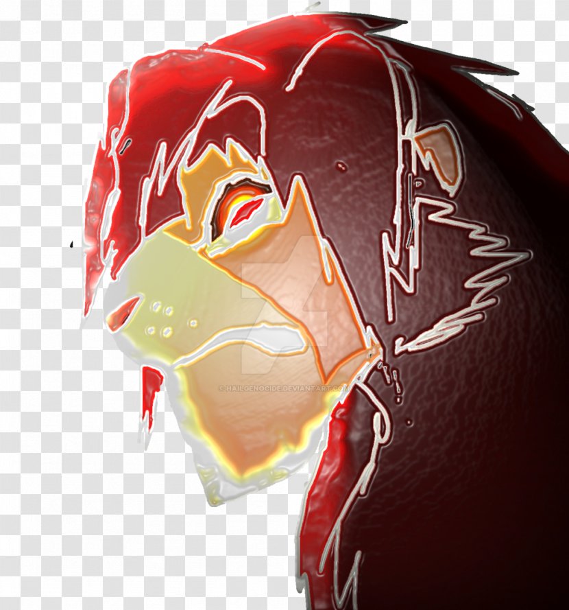 Blood Mouth Character - Silhouette Transparent PNG