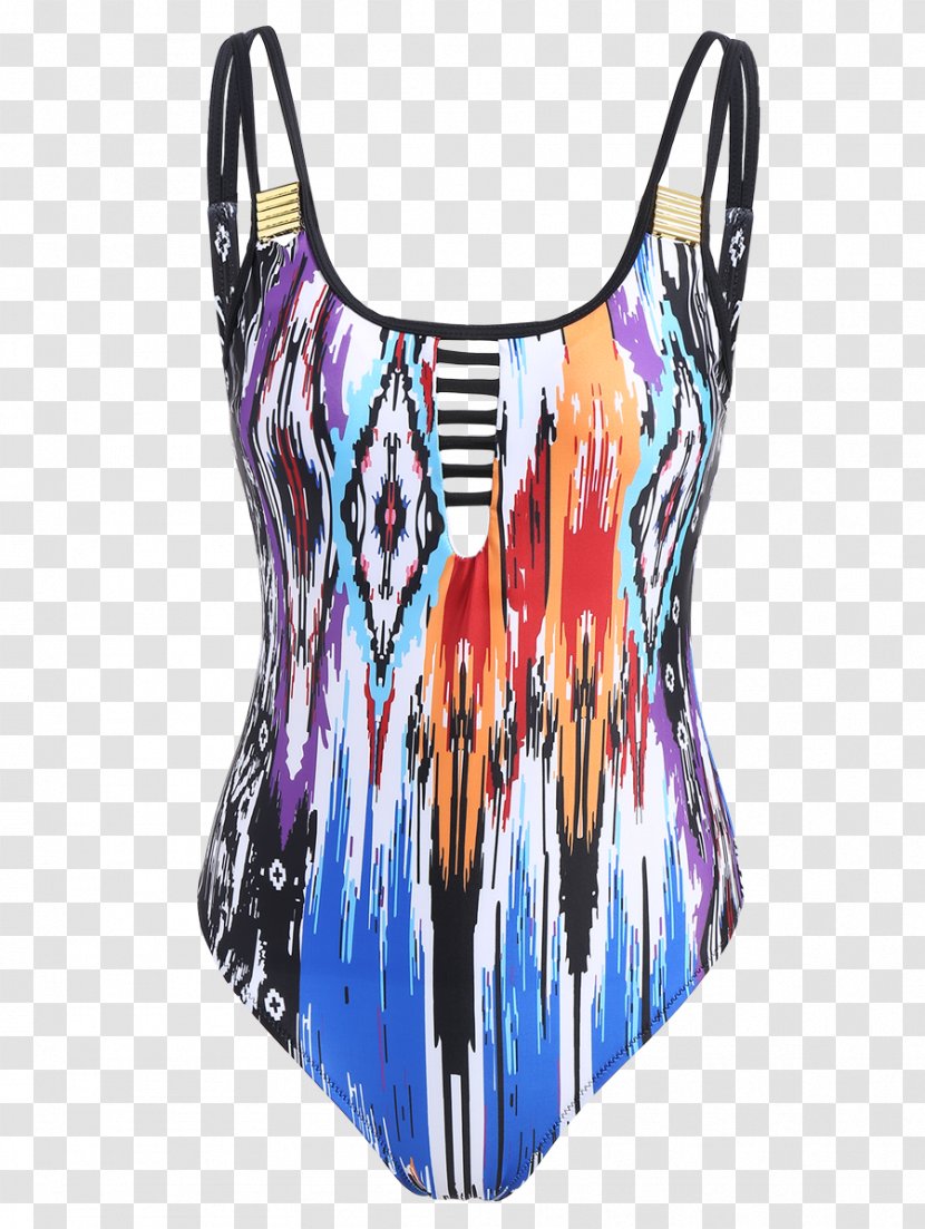 One-piece Swimsuit T-shirt Necktie Halterneck - Watercolor Transparent PNG