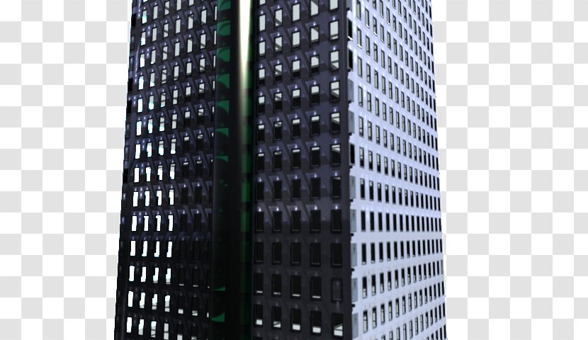 Skyscraper Facade Commercial Building High-rise - Highrise Transparent PNG