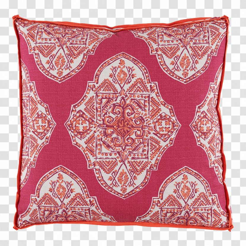 Throw Pillows Cushion Linen - Gusset - Mulberry Transparent PNG