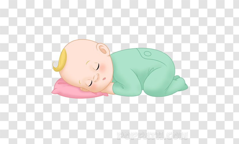 Mammal Figurine Cartoon - Baby Sleeping Transparent PNG