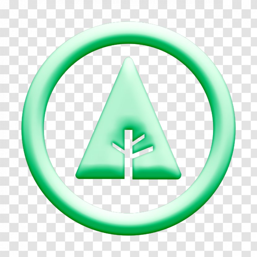 Circle Icon - Green - Logo Sign Transparent PNG