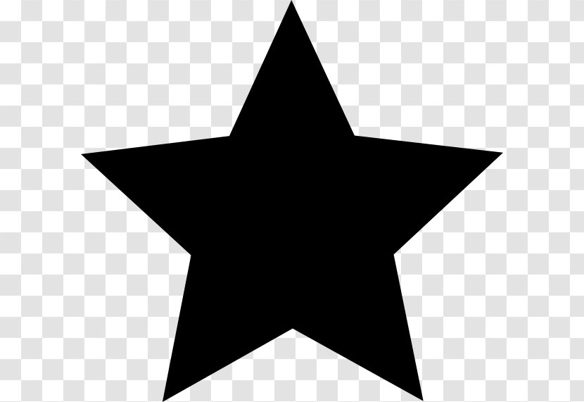 Black And White Star Clip Art - Free Content - Rarity Cliparts Transparent PNG